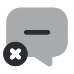 Message Remove SVG Icon